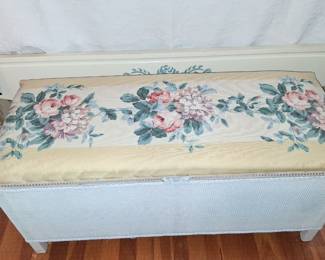 Vintage wicker chest