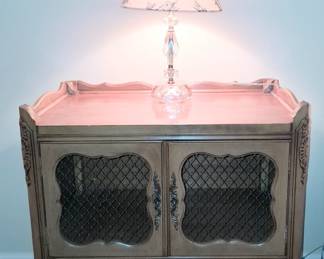 French provencial wire front chest