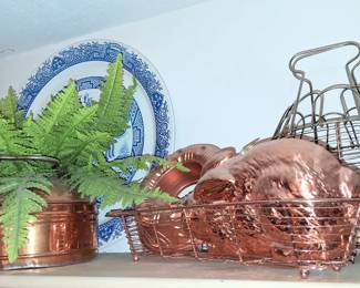 Copper kitchen items