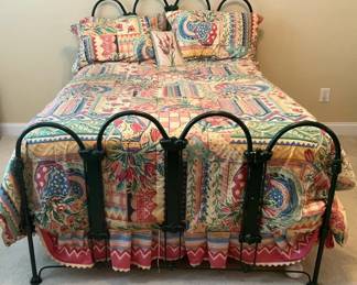 Floral Bedding And Bed