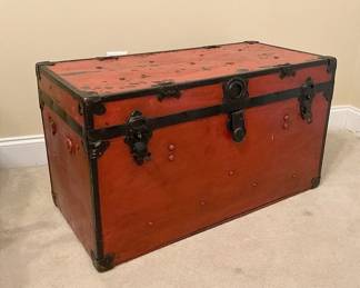 Red Vintage Trunk