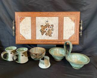 Green Pottery For Kitchen