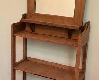 Collectible Hutch And Mirror