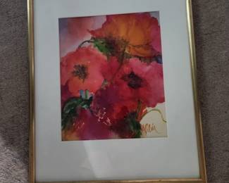 Ahlin Water Color 19" tall x 14.75" wide