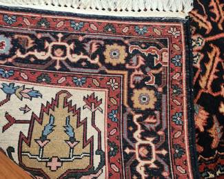Plush, handloomed rug 4' x 6'. 