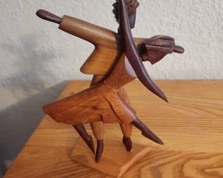 Handcarved Cuba dancing couple 