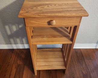 Arts & Crafts (Mission Style) Phone Stand 15.5" wide, 14" deep, 30" tall. 