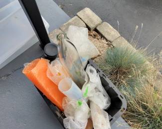 Handmade Art Glass for Lamp or Other Projects.