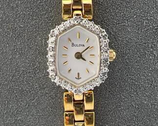 Bulova diamond watch