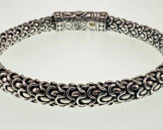 John Hardy 18kt, sterling bracelet