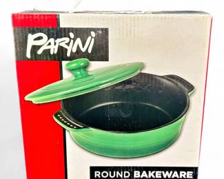 Parini 1.5 Qt Round Ceramic Casserole Dish