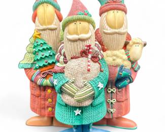 Sue Dreamer "Three Wise Santas" Figure, 1st Ed. 1998