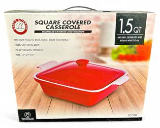 Chef's Counter 1.5 Qt Square Casserole Dish