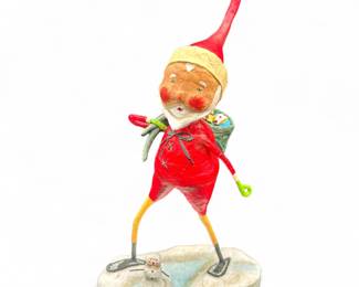 Lori Mitchell "Snow Shoe Santa" Figurine