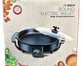 Chef's Counter 12-Inch Round Electric Skillet