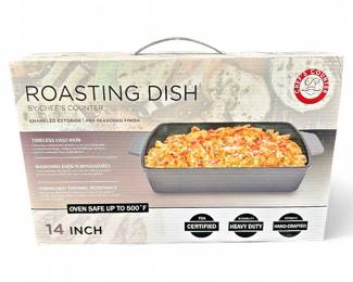 Chef's Counter 14" Cast Iron Roasting Dish