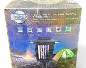 Solar-Powered LED Bug Zapper Lantern