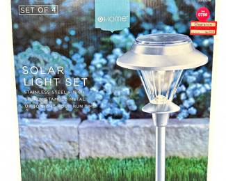 Target Home Set of 4 Solar Pathway Lights