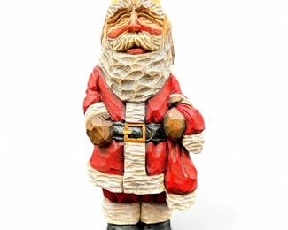 Craig Kirkwood Signed Folk Art Santa Claus Figurine