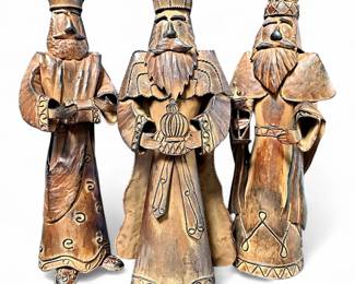 Set of 3 Large Three Kings (Magi) Nativity Figures