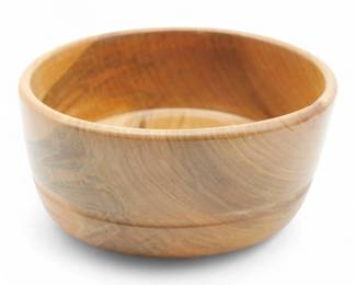 Handmade Wood Turned & Varnished Bowl