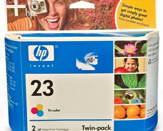 Sealed HP 23 Tri-Color Ink Cartridge Twin-Pack (2004)