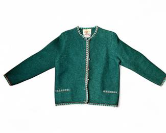 Austrian Boiled Wool Trachten Jacket by Schlemmer