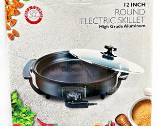 Chef's Counter 12-Inch Round Electric Skillet