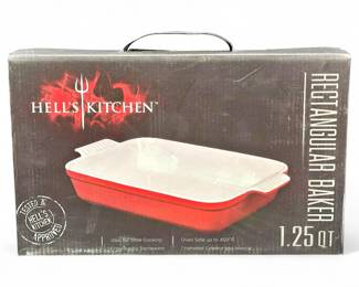 Hell's Kitchen 1.25 Qt Rectangular Stoneware Baker