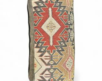Vintage Kilim Wool Lumbar Pillow