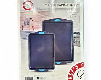Chef's Counter 2-Piece Non-Stick Baking Sheet Set