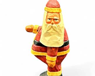 Silvestri Santa Ornament after Ken Lessnau Folk Art