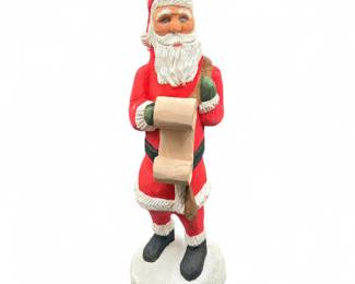 J&A Habermann Handmade "Santa's List" Figure 1999