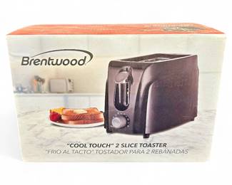 Brentwood TS-260B 2-Slice Cool Touch Toaster