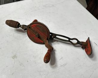 Miller Falls Hand-Powered Drill w/ Shoulder Brace