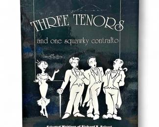 "Three Tenors & One Squawky Contralto" Promotional Poster