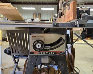 6' Table w/10" Craftsman Table Saw – $350 OBO Call to purchase.