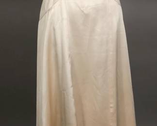 Gleaming 1930s Candlelight Ivory Silk and beaded evening gown or wedding ensemble