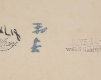 detail of mens teens era collar stamps
