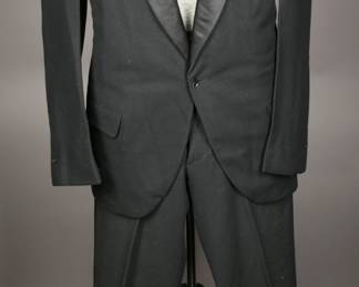 Dapper Late 1930s Detailed Tuxedo Suit