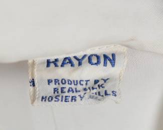 100% rayon playsuit label