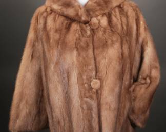 Perfect 1960s detailed mink bubble jacket