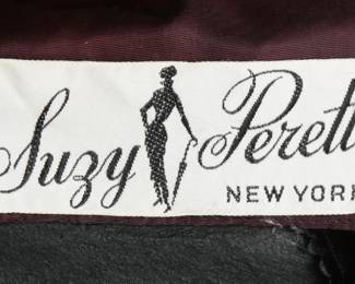 Top Notch label on a couture gown
