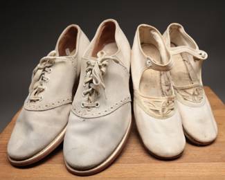Young mens and girls Summer canvas shoes, c. 1930s