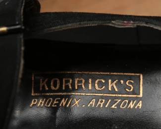 1940s label in Black Suede slingback heels