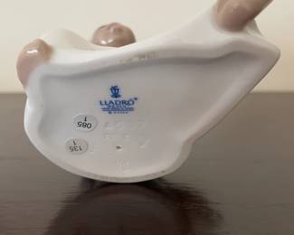 Vintage Lladro "Angel Mandolin" from the Black Legacy Collection - #4537