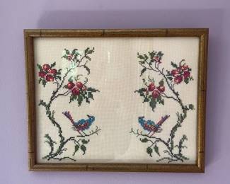 Vintage Cross- Stitch Artwork