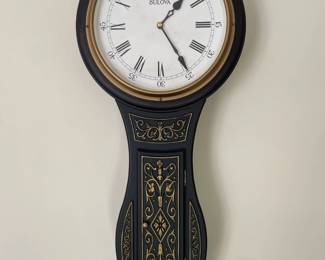Bulova Banjo Wall Clock 