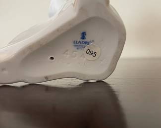 Vintage Lladro #4540 Angel Cherub with Flute Horn