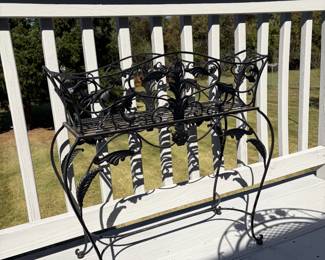 Wrought Iron Plant Stand 